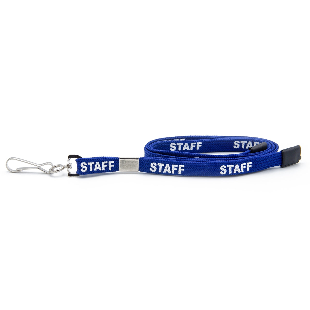 Staff Royal Blue Lanyard With Plastic Clip