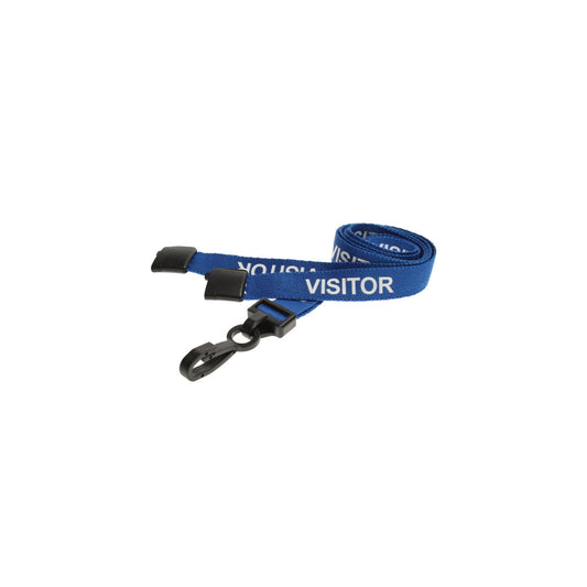 Visitor Lanyard With Plastic Clip